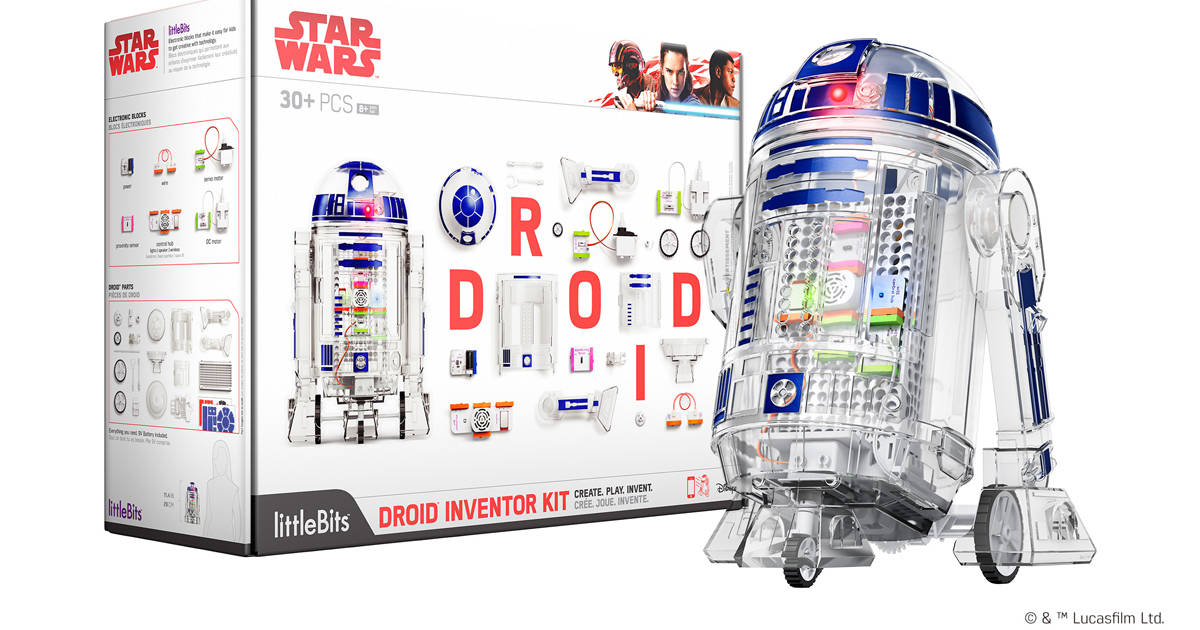 R2-D2が作れる！そして動く！リトルビッツ『スター・ウォーズ』コラボキットで親子の電子工作を楽しもう