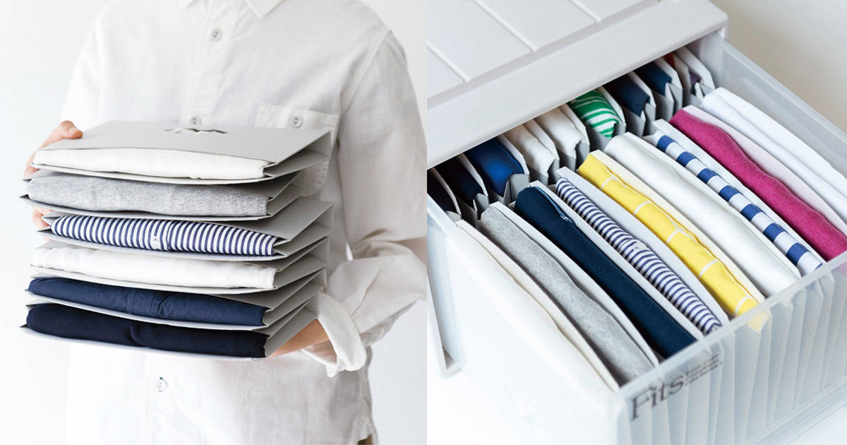 たった10秒で！超簡単・キレイにたためる画期的な収納アイテムOnce a day[ワンスアデイ]｜フェリシモ