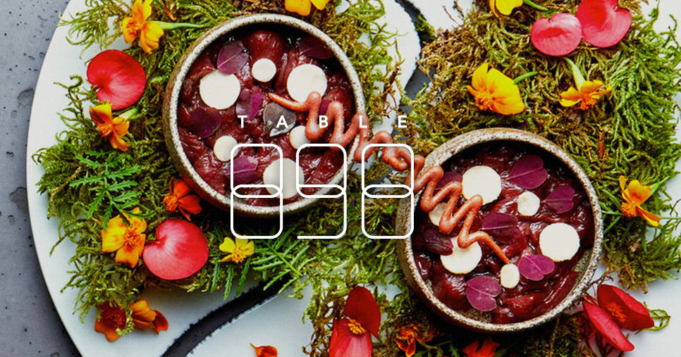 夫婦の距離が縮まるフルコース！最適な距離で会話ができるレストラン「TABLE898」が“いい夫婦の日”よりオープン