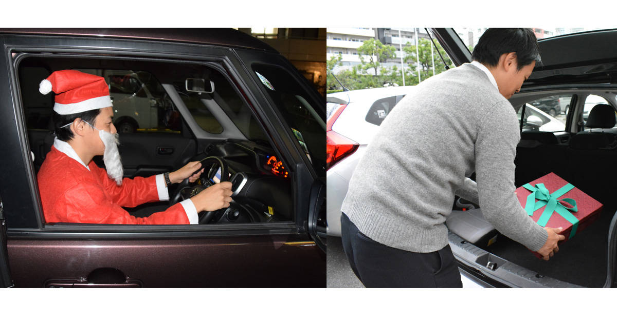 カーシェア車両を活用してこっそりサンタに変身！子どもの一生の思い出になる“クリスマス大作戦”