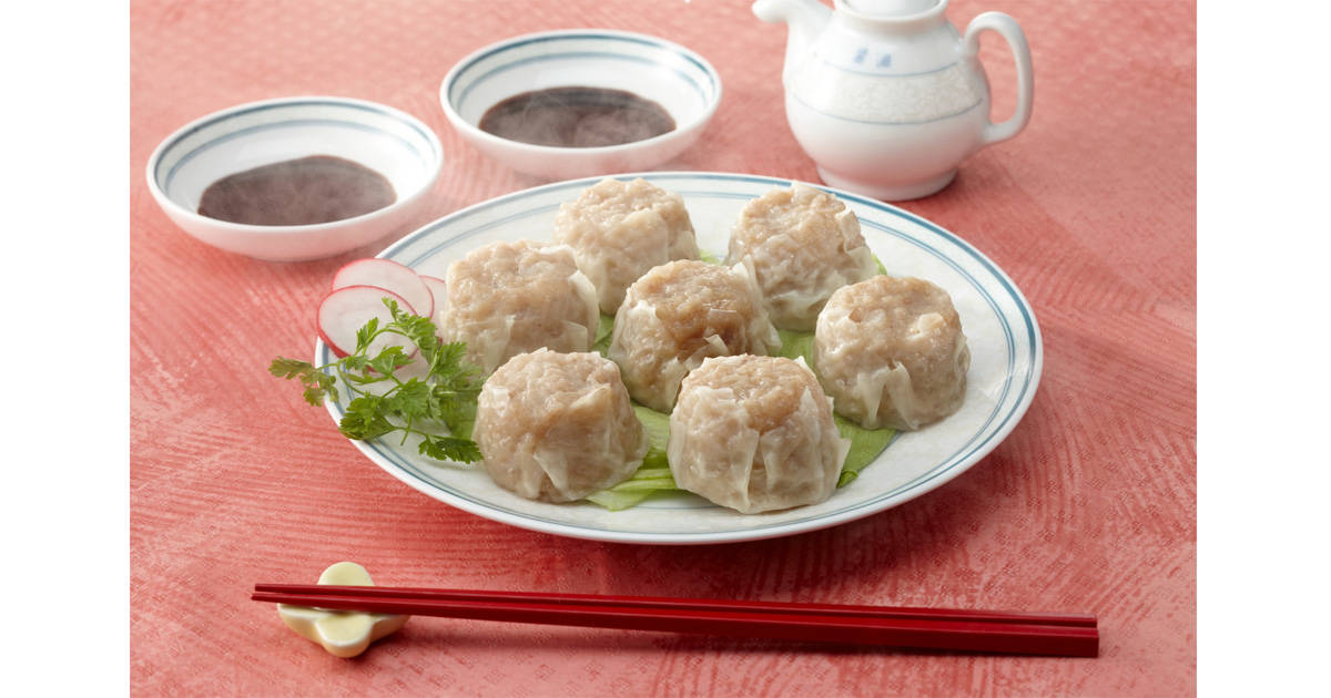 お肉は豚肉のみ！ふっくらジューシーな味わい　鉄人の提案で誕生したオリジナル焼売「中華の鉄人®陳建一　国産豚の四川焼売」