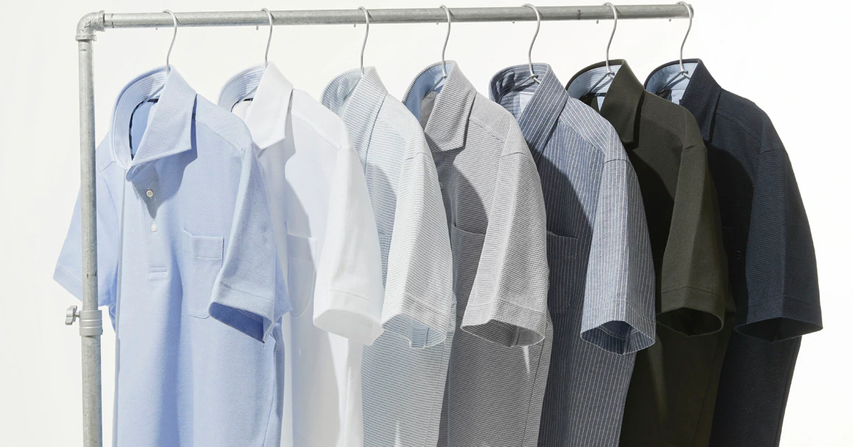 お手入れ簡単で家事の負担を軽減！クールビズに最適「ノンアイロンビズポロ」