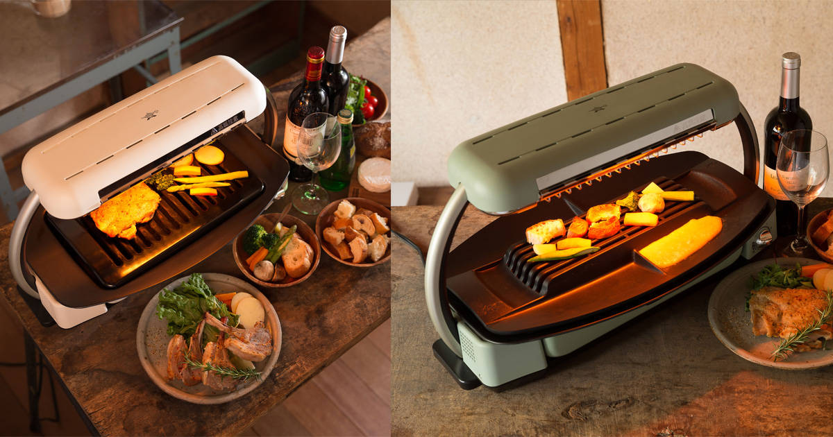 パパ料理のレパートリーを広げるチャンス！炭火焼のような本格グリル料理が作れる「Aladdin グラファイトグリラー」