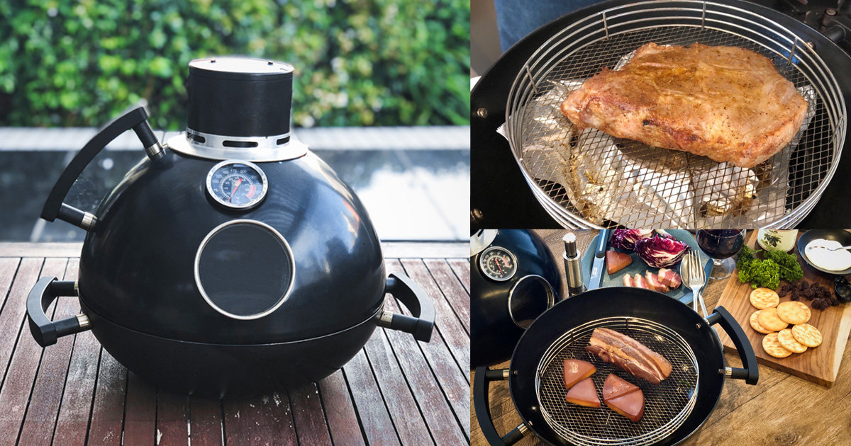 家でもキャンプでも絶品ローストチキンを簡単に！高速加熱の本格派5wayスマートオーブン「Portable Multicooker」