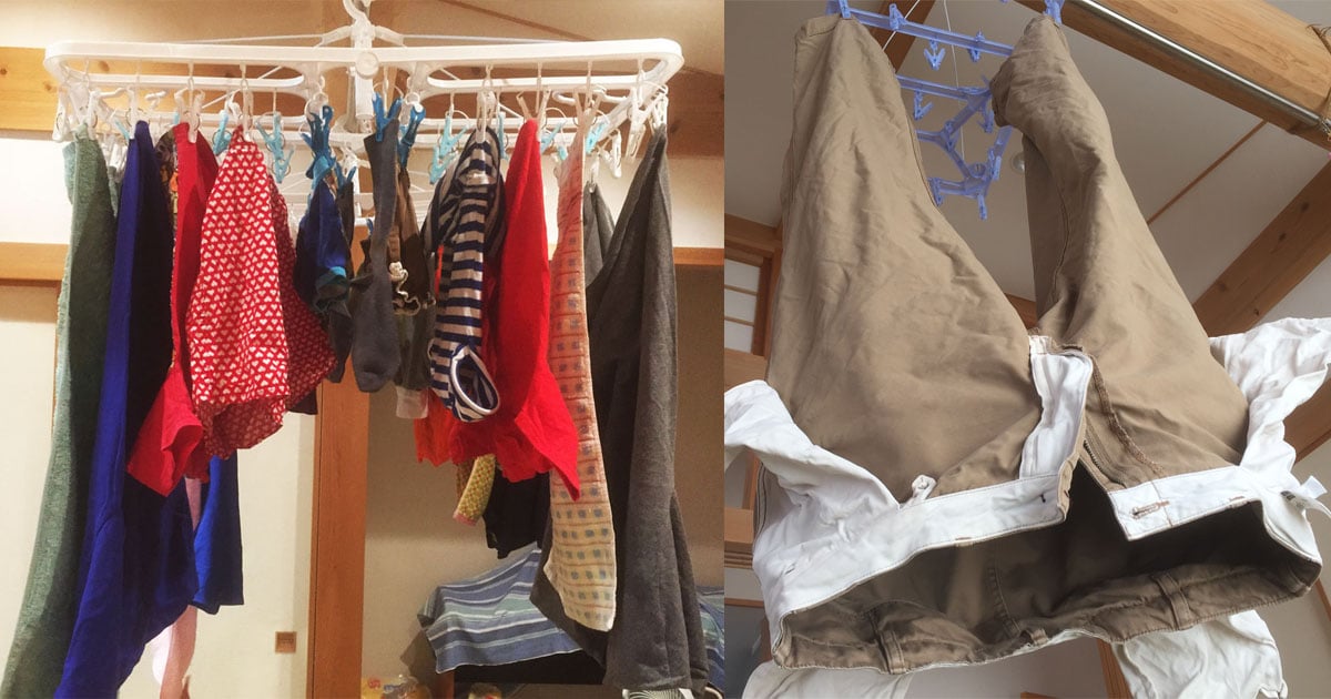 梅雨,衣類,カビ,洗濯,乾燥,部屋干し,テクニック,家men