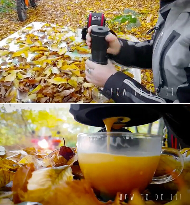 OFFROAD COFFEE,オフロードコーヒー,アウトドア,コーヒー,ポータブルエスプレッソメーカー,抽出