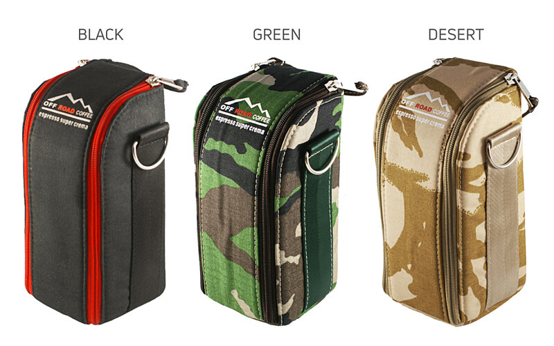 OFFROAD COFFEE,オフロードコーヒー,アウトドア,コーヒー,ポータブルエスプレッソメーカー,カバー,カラー展開