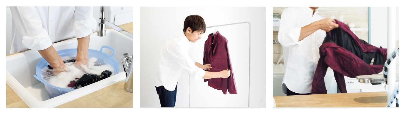 家men,洗濯家,中村祐一,冬服,セーター,ダウン,手洗い