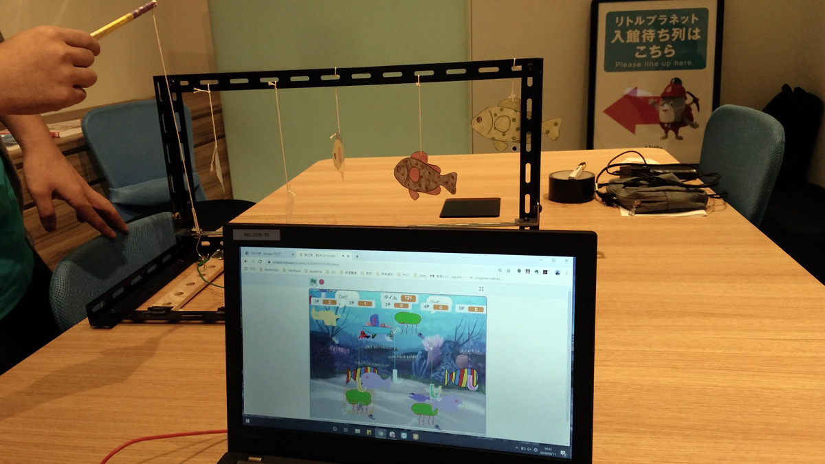家men,プログラミング教育,必修化,scratch,viscuit,リトルプラネット アカデミア,工作,プログラミングでかぼちゃ型の「魔法のステッキ」をつくろう